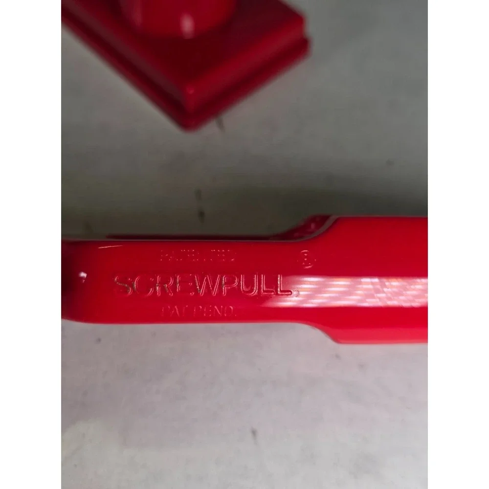 Screwpull Le Creuset Corkscrew Bottle Opener Foil Cutter Red France Vintage Rare